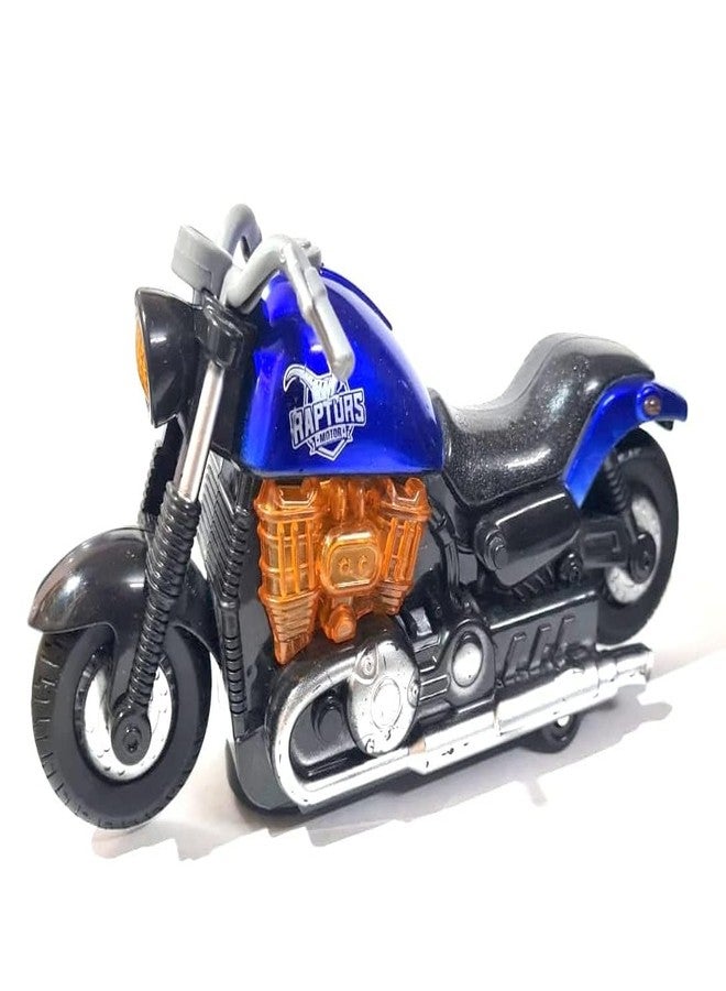 TD CREATIONS لعبة دراجة رياضية من تي دي كرييشنز | لعبة دراجة نارية صوتية ضوئية على شكل رصاصة مع خاصية الاصطدام والانطلاق | دراجة سباق مزودة بإضاءة وموسيقى | متعددة الألوان للأولاد والأطفال - Image 1